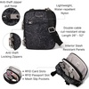 image:imageBaggallini Securtex Antitheft Mini Everything Crossbody Bag 63x825 Rfid Locking Zippers amp Cutresistant StrapMidnight Blossom Print