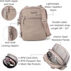 image:imageBaggallini Securtex Antitheft Mini Everything Crossbody Bag 63x825 Rfid Locking Zippers amp Cutresistant StrapMoonrock