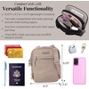 image:imageBaggallini Securtex Antitheft Mini Everything Crossbody Bag 63x825 Rfid Locking Zippers amp Cutresistant StrapMoonrock