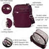 image:imageBaggallini Securtex Antitheft Mini Everything Crossbody Bag 63x825 Rfid Locking Zippers amp Cutresistant StrapMulberry