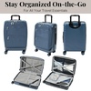 image:imageBaggallini Set Wave 22 4 Wheel Hybrid CarryOn Luggage  Lightweight Carry On Suitcase with WheelsMist