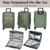 image:imageBaggallini Set Wave 22 4 Wheel Hybrid CarryOn Luggage  Lightweight Carry On Suitcase with WheelsThyme