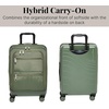 image:imageBaggallini Set Wave 22 4 Wheel Hybrid CarryOn Luggage  Lightweight Carry On Suitcase with WheelsThyme