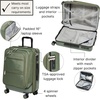 image:imageBaggallini Set Wave 22 4 Wheel Hybrid CarryOn Luggage  Lightweight Carry On Suitcase with WheelsThyme