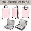 image:imageBaggallini Set Wave 26 4 Wheel Hardside Luggage  Lightweight Suitcase with WheelsBagg Pink Hardside
