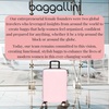 image:imageBaggallini Set Wave 26 4 Wheel Hardside Luggage  Lightweight Suitcase with WheelsBagg Pink Hardside