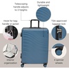 image:imageBaggallini Set Wave 26 4 Wheel Hardside Luggage  Lightweight Suitcase with WheelsMist Hardside