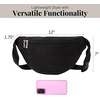 image:imageBaggallini Style Swift Belt Bag Sling Bag  Lightweight 12x7 Crossbody Bag Fanny Pack Belt wRFID and Adjustable StrapBLite Black