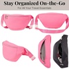 image:imageBaggallini Style Swift Belt Bag Sling Bag  Lightweight 12x7 Crossbody Bag Fanny Pack Belt wRFID and Adjustable StrapBLite Bloom Pink