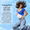 image:imageBaggallini Style Swift Belt Bag Sling Bag  Lightweight 12x7 Crossbody Bag Fanny Pack Belt wRFID and Adjustable StrapBLite Bright White
