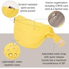 image:imageBaggallini Style Swift Belt Bag Sling Bag  Lightweight 12x7 Crossbody Bag Fanny Pack Belt wRFID and Adjustable StrapBLite Lemon