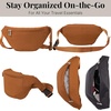 image:imageBaggallini Style Swift Belt Bag Sling Bag  Lightweight 12x7 Crossbody Bag Fanny Pack Belt wRFID and Adjustable StrapBlite Caramel