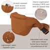 image:imageBaggallini Style Swift Belt Bag Sling Bag  Lightweight 12x7 Crossbody Bag Fanny Pack Belt wRFID and Adjustable StrapBlite Caramel