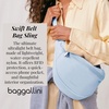 image:imageBaggallini Style Swift Belt Bag Sling Bag  Lightweight 12x7 Crossbody Bag Fanny Pack Belt wRFID and Adjustable StrapBlite Ice Blue