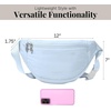 image:imageBaggallini Style Swift Belt Bag Sling Bag  Lightweight 12x7 Crossbody Bag Fanny Pack Belt wRFID and Adjustable StrapBlite Ice Blue