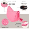 image:imageBaggallini Swift Crescent Crossbody Bag for Women  Lightweight 12x8 Travel Purse HandbagBlite Bloom Pink