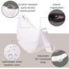 image:imageBaggallini Swift Crescent Crossbody Bag for Women  Lightweight 12x8 Travel Purse HandbagBlite Bright White