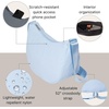 image:imageBaggallini Swift Crescent Crossbody Bag for Women  Lightweight 12x8 Travel Purse HandbagBlite Ice Blue