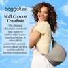 image:imageBaggallini Swift Crescent Crossbody Bag for Women  Lightweight 12x8 Travel Purse HandbagBlite Lilac