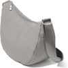 image:imageBaggallini Swift Crescent Crossbody Bag for Women  Lightweight 12x8 Travel Purse HandbagBlite Silver Sand
