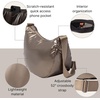 image:imageBaggallini Swift Crescent Crossbody Bag for Women  Lightweight 12x8 Travel Purse HandbagCopper Metallic