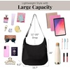 image:imageBaggallini Swift Hobo Crossbody Bag for Women  Lightweight 157x16 Travel Purse Handbag Hobo BagBlite Black