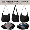 image:imageBaggallini Swift Hobo Crossbody Bag for Women  Lightweight 157x16 Travel Purse Handbag Hobo BagBlite Black