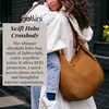 image:imageBaggallini Swift Hobo Crossbody Bag for Women  Lightweight 157x16 Travel Purse Handbag Hobo BagBlite Caramel