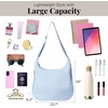 image:imageBaggallini Swift Hobo Crossbody Bag for Women  Lightweight 157x16 Travel Purse Handbag Hobo BagBlite Ice Blue