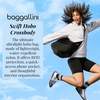 image:imageBaggallini Swift Hobo Crossbody Bag for Women  Lightweight 157x16 Travel Purse Handbag Hobo BagBlite Lemon