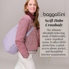image:imageBaggallini Swift Hobo Crossbody Bag for Women  Lightweight 157x16 Travel Purse Handbag Hobo BagBlite Lilac