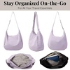 image:imageBaggallini Swift Hobo Crossbody Bag for Women  Lightweight 157x16 Travel Purse Handbag Hobo BagBlite Lilac
