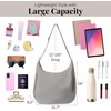 image:imageBaggallini Swift Hobo Crossbody Bag for Women  Lightweight 157x16 Travel Purse Handbag Hobo BagBlite Silver Sand