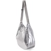 image:imageBaggallini Swift Hobo Crossbody Bag for Women  Lightweight 157x16 Travel Purse Handbag Hobo BagSilver Metallic