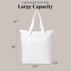 image:imageBaggallini Swift Tote Bag for Women  Lightweight 12x16 Nylon Zipped Travel Carry On Bag wLuggage SleeveBlite Bright White