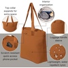 image:imageBaggallini Swift Tote Bag for Women  Lightweight 12x16 Nylon Zipped Travel Carry On Bag wLuggage SleeveBlite Caramel