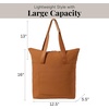 image:imageBaggallini Swift Tote Bag for Women  Lightweight 12x16 Nylon Zipped Travel Carry On Bag wLuggage SleeveBlite Caramel