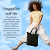image:imageBaggallini Swift Tote Bag for Women  Lightweight 12x16 Nylon Zipped Travel Carry On Bag wLuggage SleeveBlite Caramel