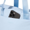 image:imageBaggallini Swift Tote Bag for Women  Lightweight 12x16 Nylon Zipped Travel Carry On Bag wLuggage SleeveBlite Ice Blue