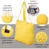 image:imageBaggallini Swift Tote Bag for Women  Lightweight 12x16 Nylon Zipped Travel Carry On Bag wLuggage SleeveBlite Lemon