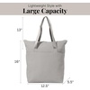 image:imageBaggallini Swift Tote Bag for Women  Lightweight 12x16 Nylon Zipped Travel Carry On Bag wLuggage SleeveBlite Silver Sand