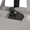 image:imageBaggallini Swift Tote Bag for Women  Lightweight 12x16 Nylon Zipped Travel Carry On Bag wLuggage SleeveBlite Silver Sand