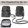 image:imageBaggallini The New Classic Collection Take Two RFID Bryant CrossbodyGunmetal Metallic Cheetah With Chain