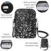 image:imageBaggallini The New Classic Collection Take Two RFID Bryant CrossbodyGunmetal Metallic Cheetah With Chain