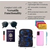 image:imageBaggallini The New Classic Collection Take Two RFID Bryant CrossbodyNavy Onyx Watercolor Quilt With Chain