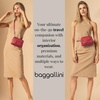 image:imageBaggallini Triple Zip Small Crossbody Bag for Women  Lightweight Convertible Fanny Pack Belt BagApple