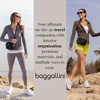 image:imageBaggallini Triple Zip Small Crossbody Bag for Women  Lightweight Convertible Fanny Pack Belt BagBeach