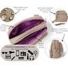 image:imageBaggallini Triple Zip Small Crossbody Bag for Women  Lightweight Convertible Fanny Pack Belt BagBeach