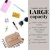 image:imageBaggallini Triple Zip Small Crossbody Bag for Women  Lightweight Convertible Fanny Pack Belt BagBeach