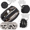 image:imageBaggallini Triple Zip Small Crossbody Bag for Women  Lightweight Convertible Fanny Pack Belt BagBlack Cheetah